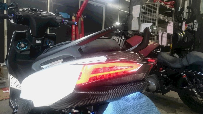 4型シグナスXカスタムレポート 第8章: バイク用品店ナップス